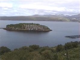 Eilean Mor Island, Kenmore, 17.5 miles from Camustiel